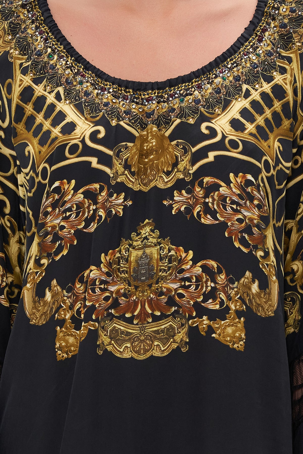 A LINE FRILL DRESS SHADOWS OF ARMADA