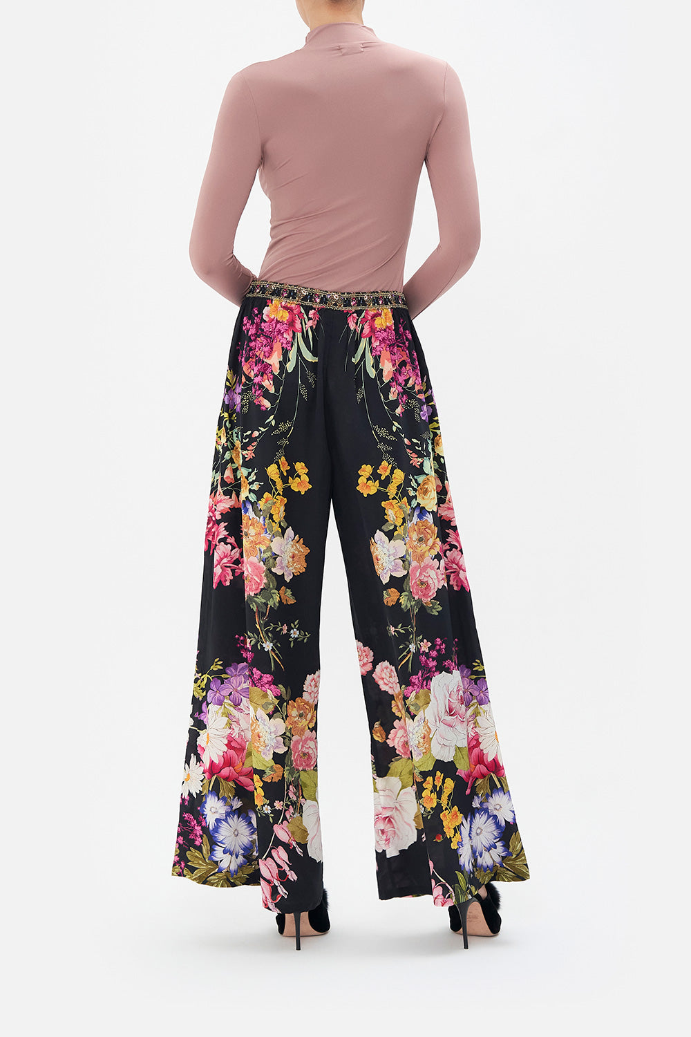 WIDE LEG TROUSER WITH FRONT POCKETS LIBERTINE LADY