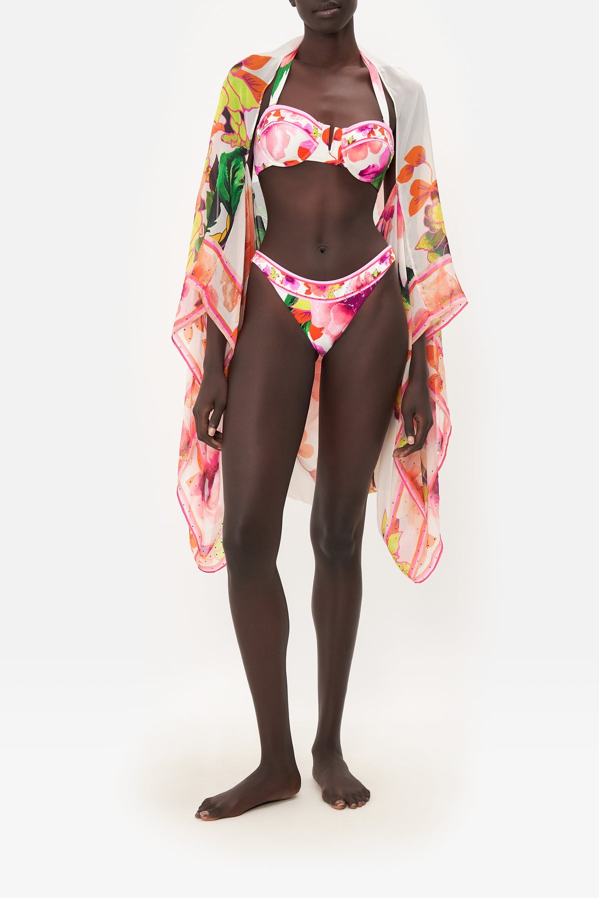 SILK SHRUG PRETTY AS A POPPY