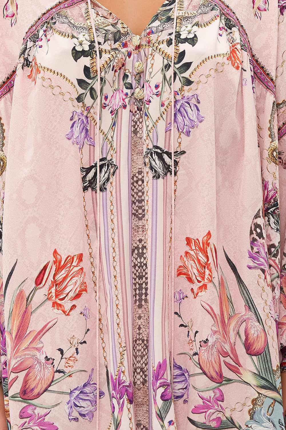 BLOUSON BLOUSE WITH NECK TIE MAD AS A SNAKE