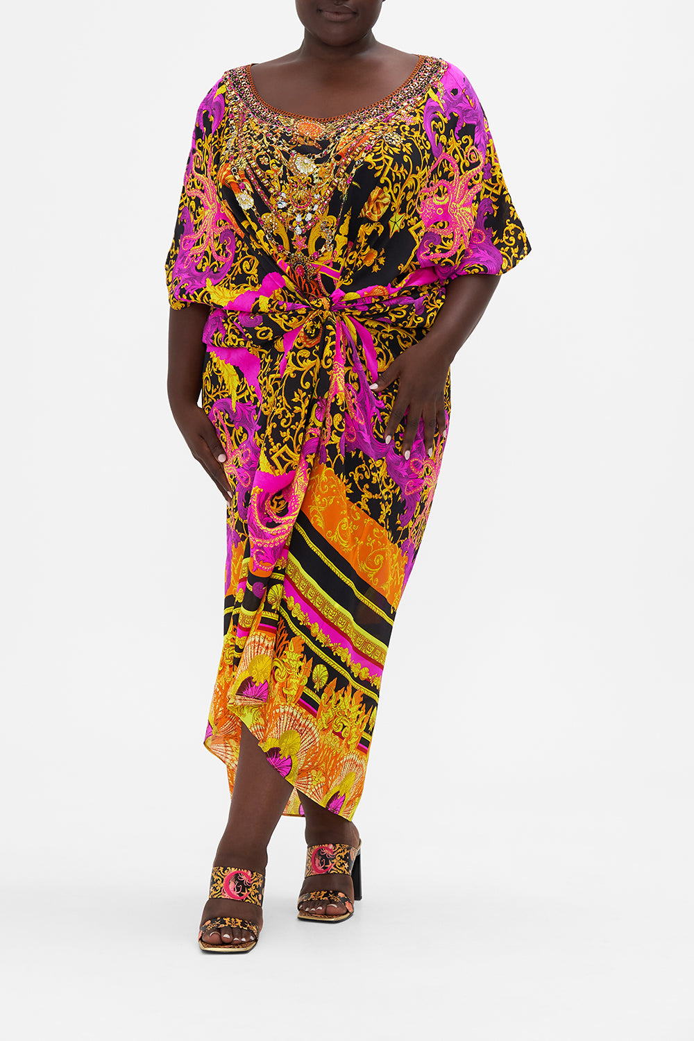 ROUND NECK KAFTAN OCTOPIA