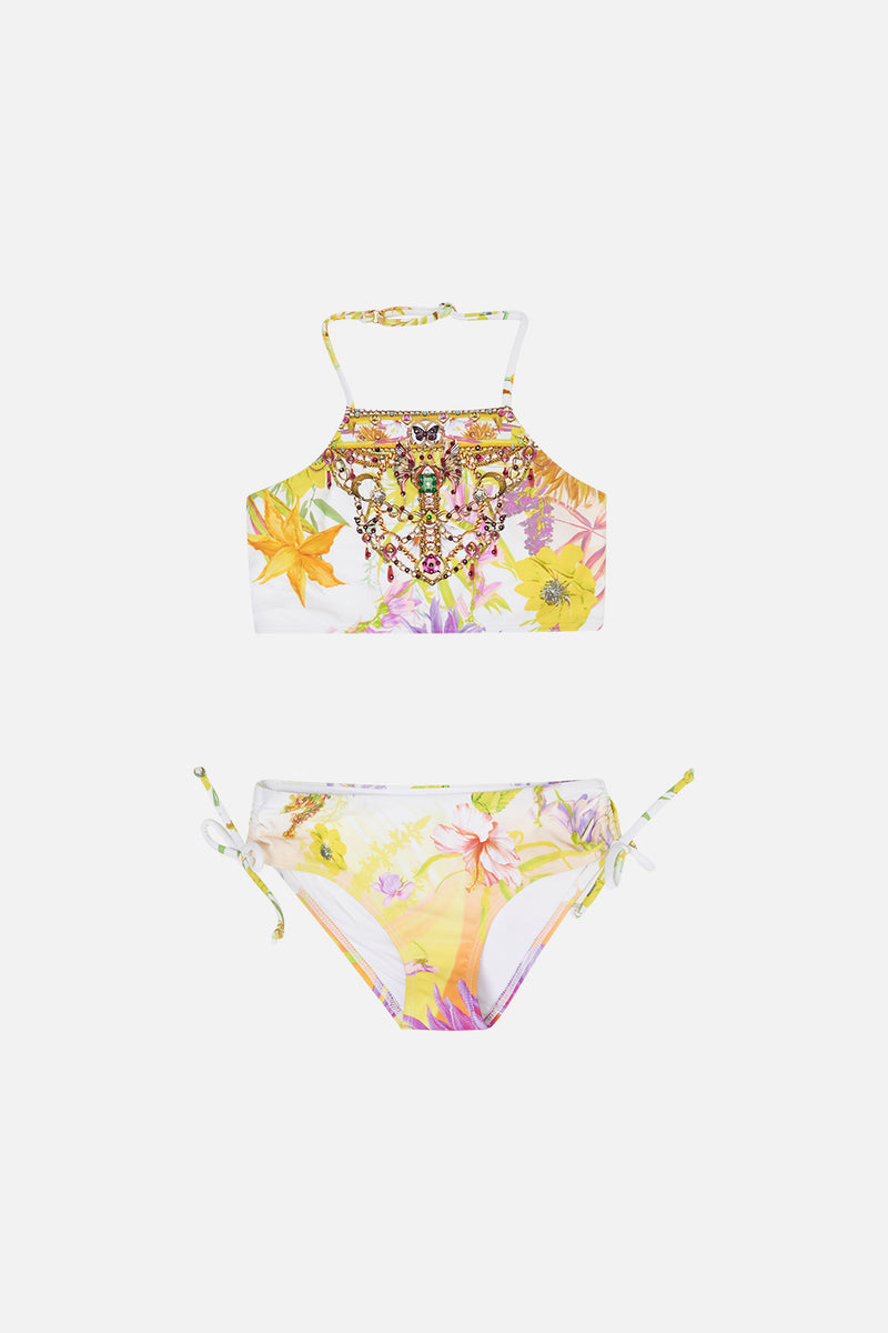 KIDS FRILL CROP BIKINI 12-14 REIGN SUPREME