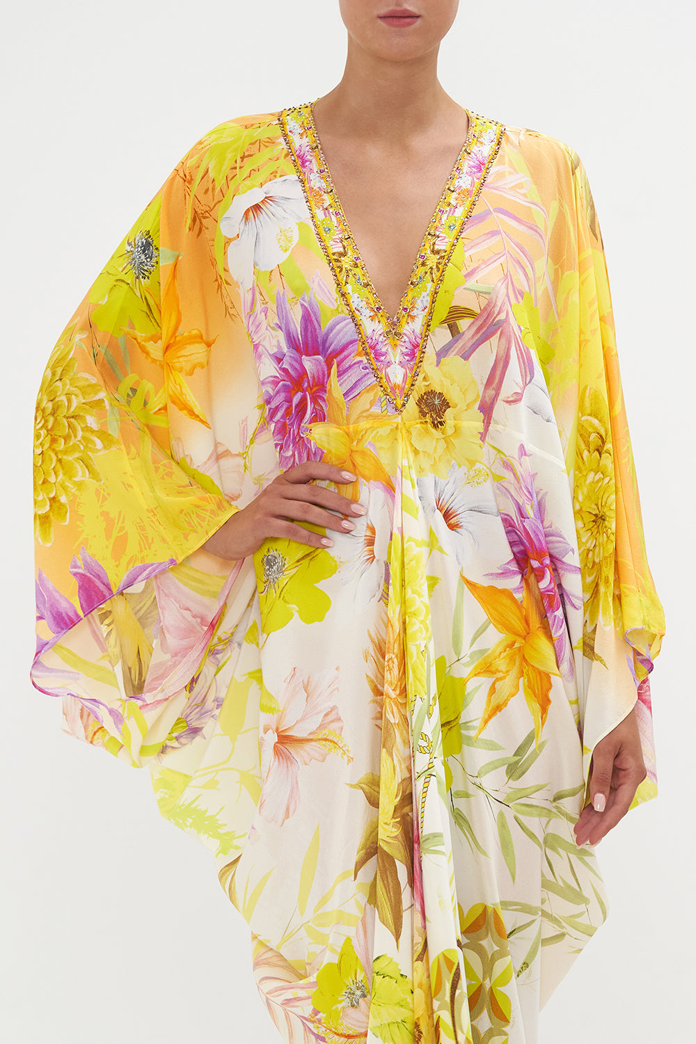 T SHAPE LONG KAFTAN HOW DOES YOUR GARDEN GROW