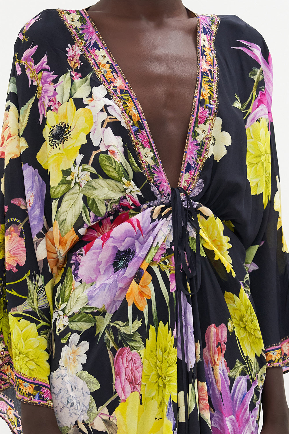 DRAWCORD DETAIL DRESS PEACE BE WITH YOU