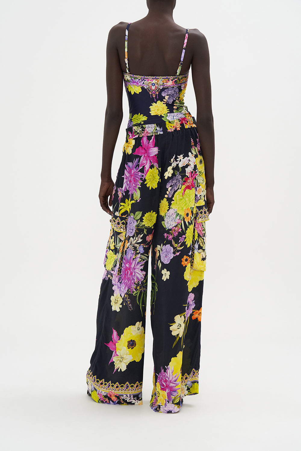 WIDE LEG UTILITY PANTS PEACE BE WITH YOU