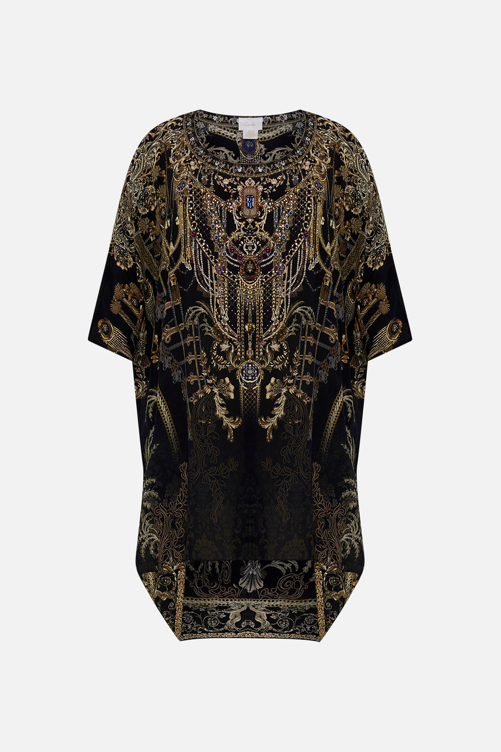 SCOOP BACK HEM DRESS THE NIGHT IS NOIR