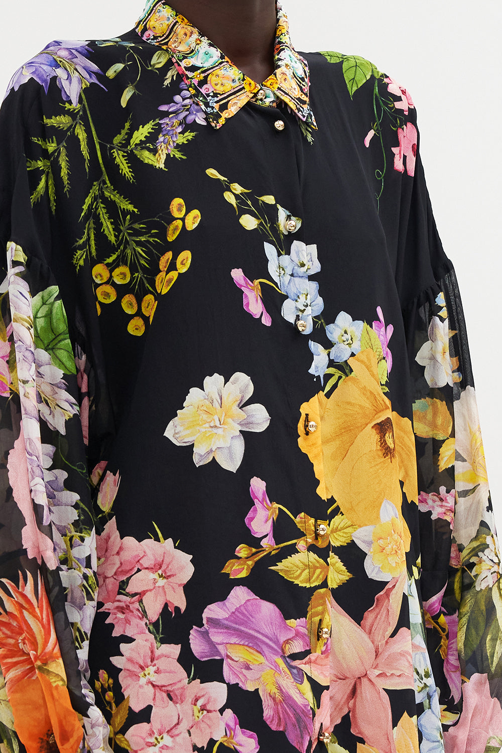 BALLOON SLEEVE SHIRT BLOUSE DIVINE DIVINITY