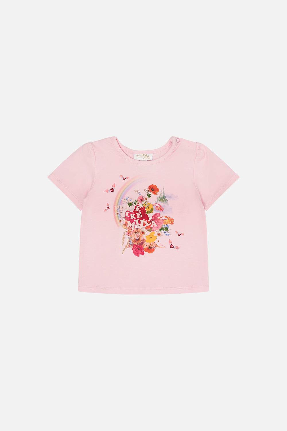 Babies Short Sleeve Tee Delirium Days print by CAMILLA