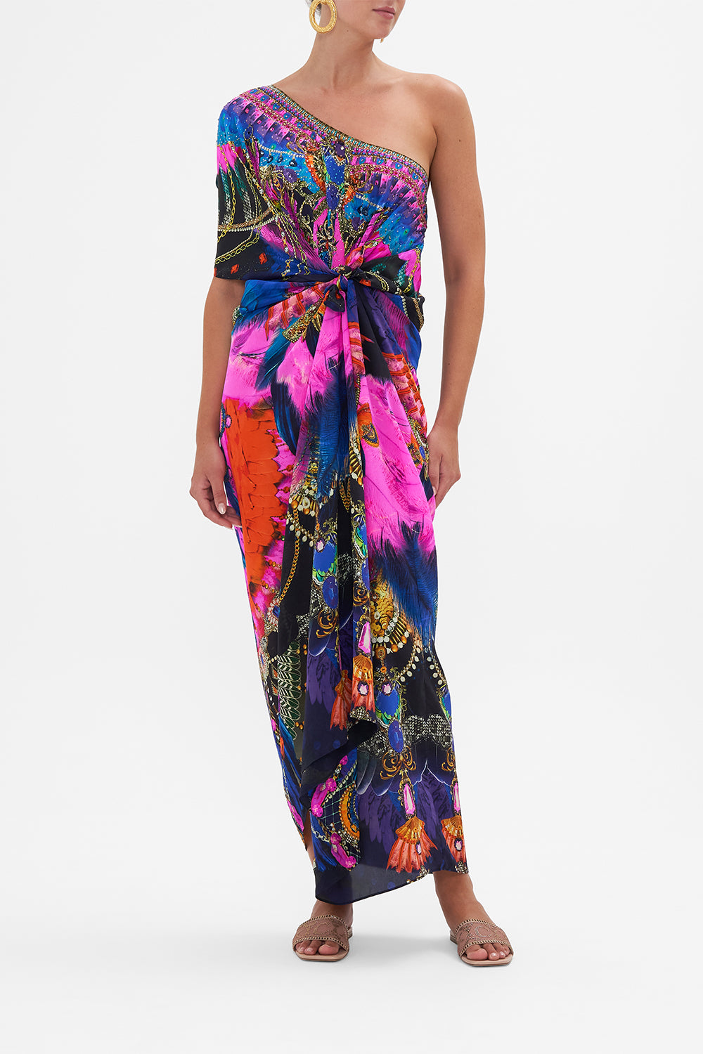 ROUND NECK KAFTAN DANCING WITH DESTINY