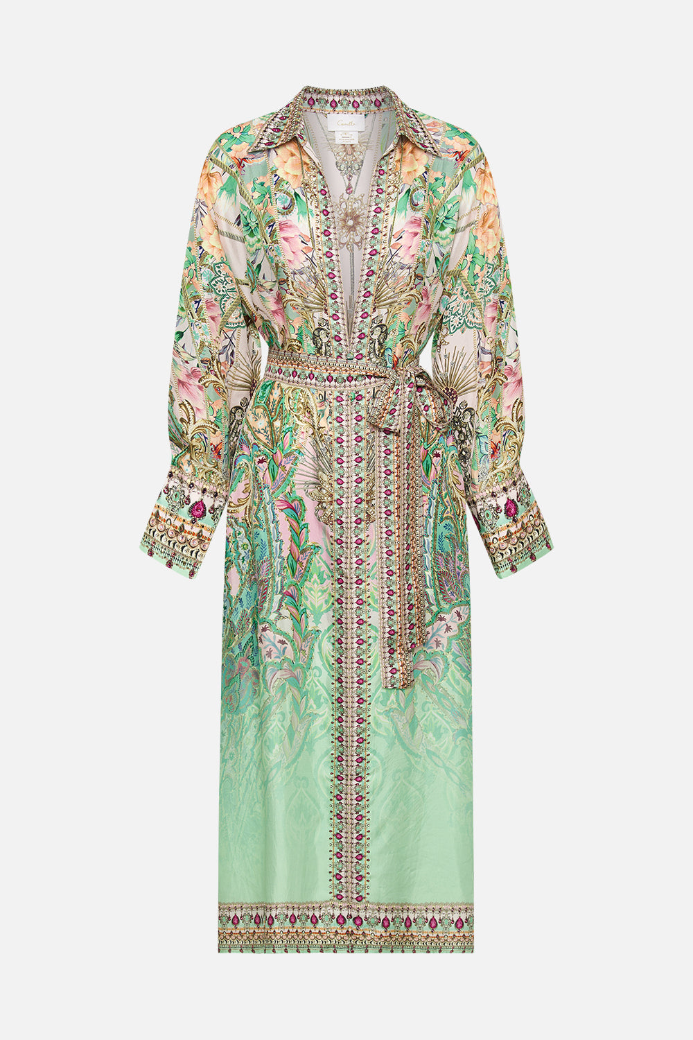 Layer With Collar Lost City print by CAMILLA