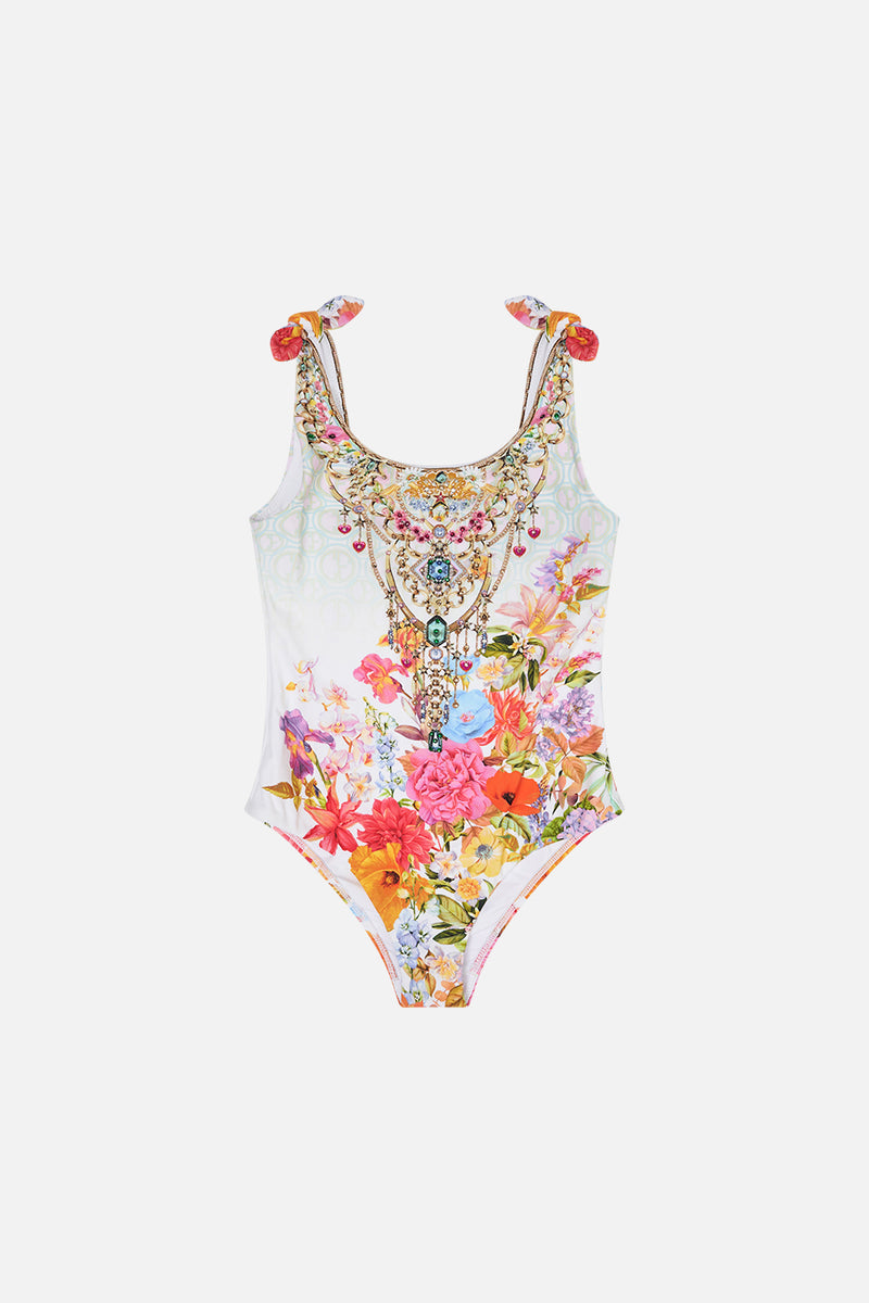 KIDS TIE SHOULDER ONE PIECE 4-10 DEAR AMORE MIO