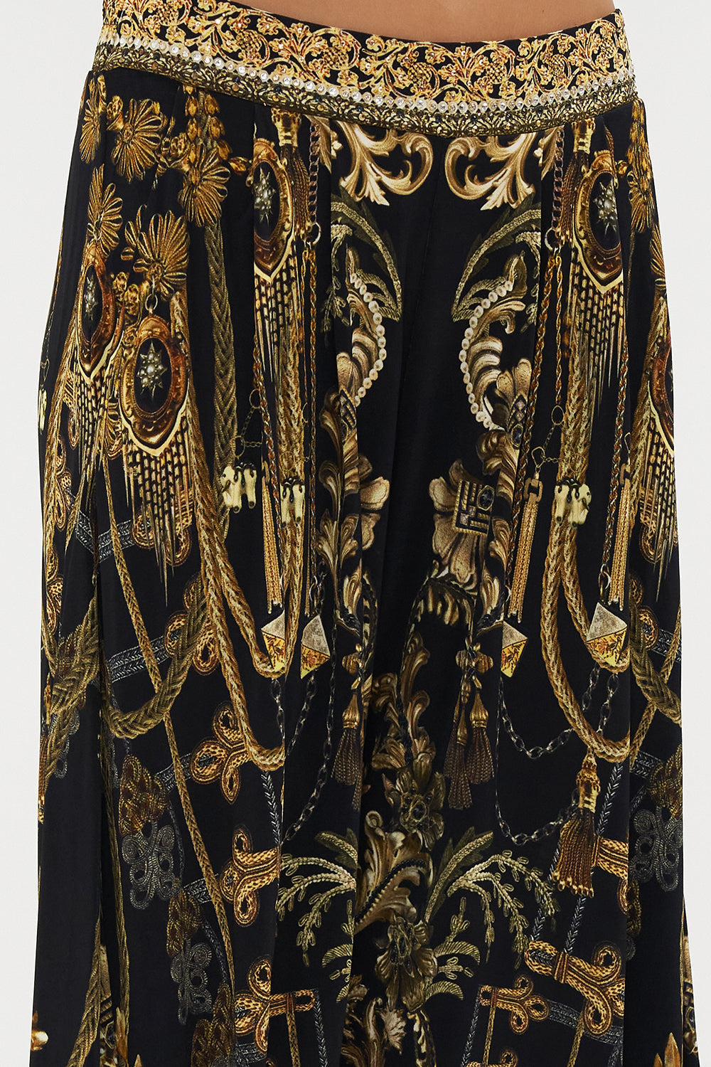 JERSEY DRAPE PANT WITH POCKET THE NIGHT IS NOIR