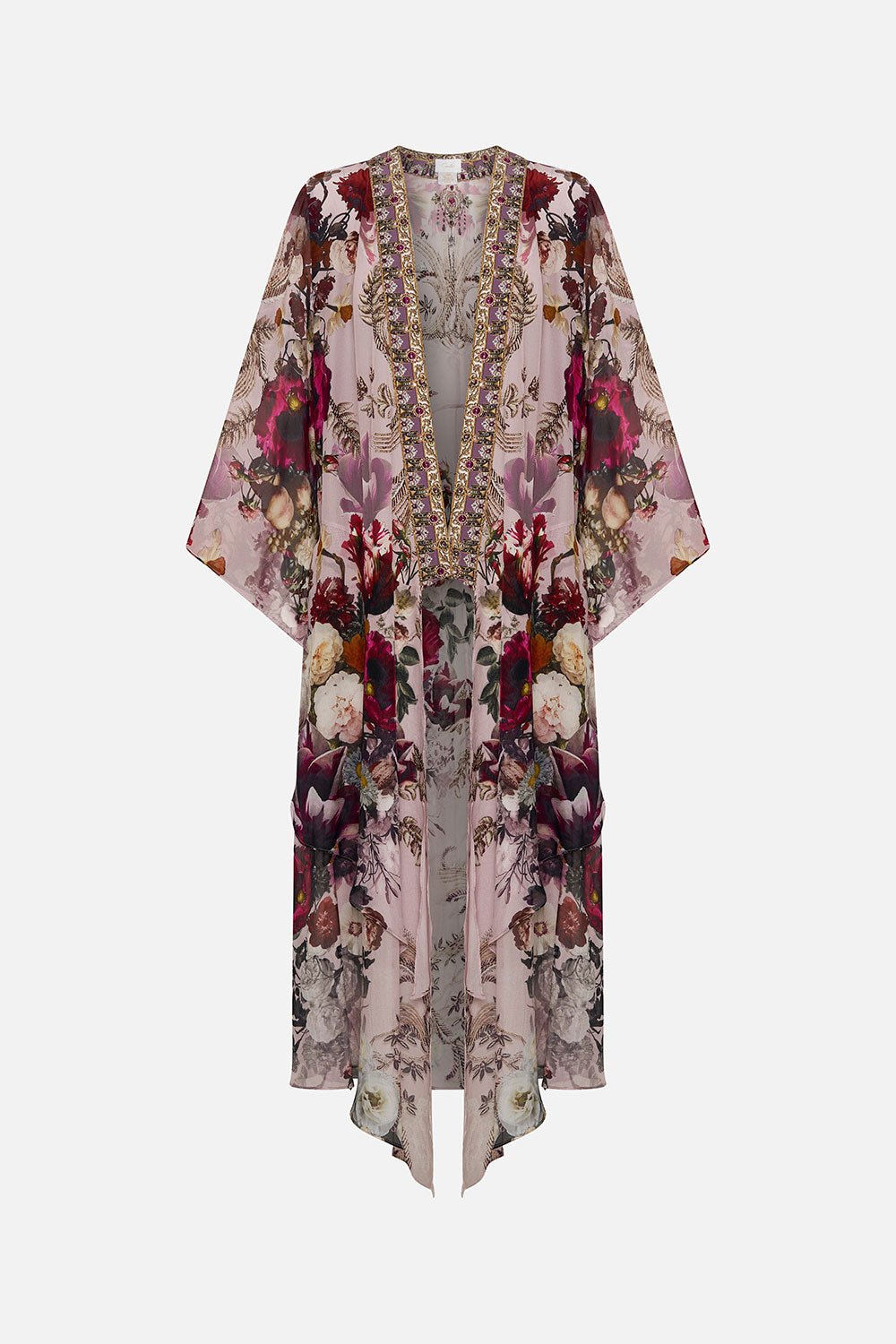 ROBE WITH DOUBLE LAYERED HEM GYPSY ROSE