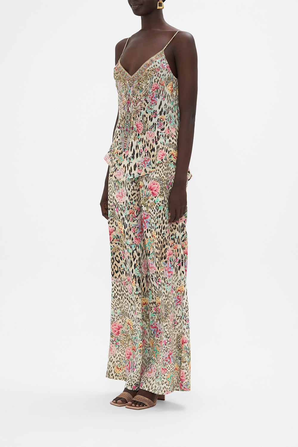 V-NECK BIAS CAMI QUEEN ATLANTIS