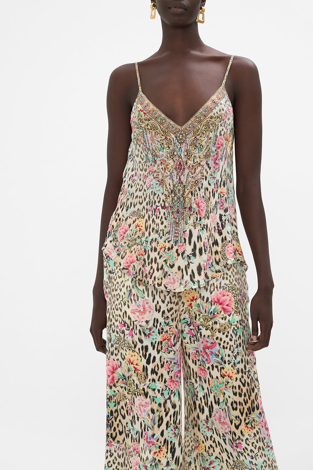 V-NECK BIAS CAMI QUEEN ATLANTIS