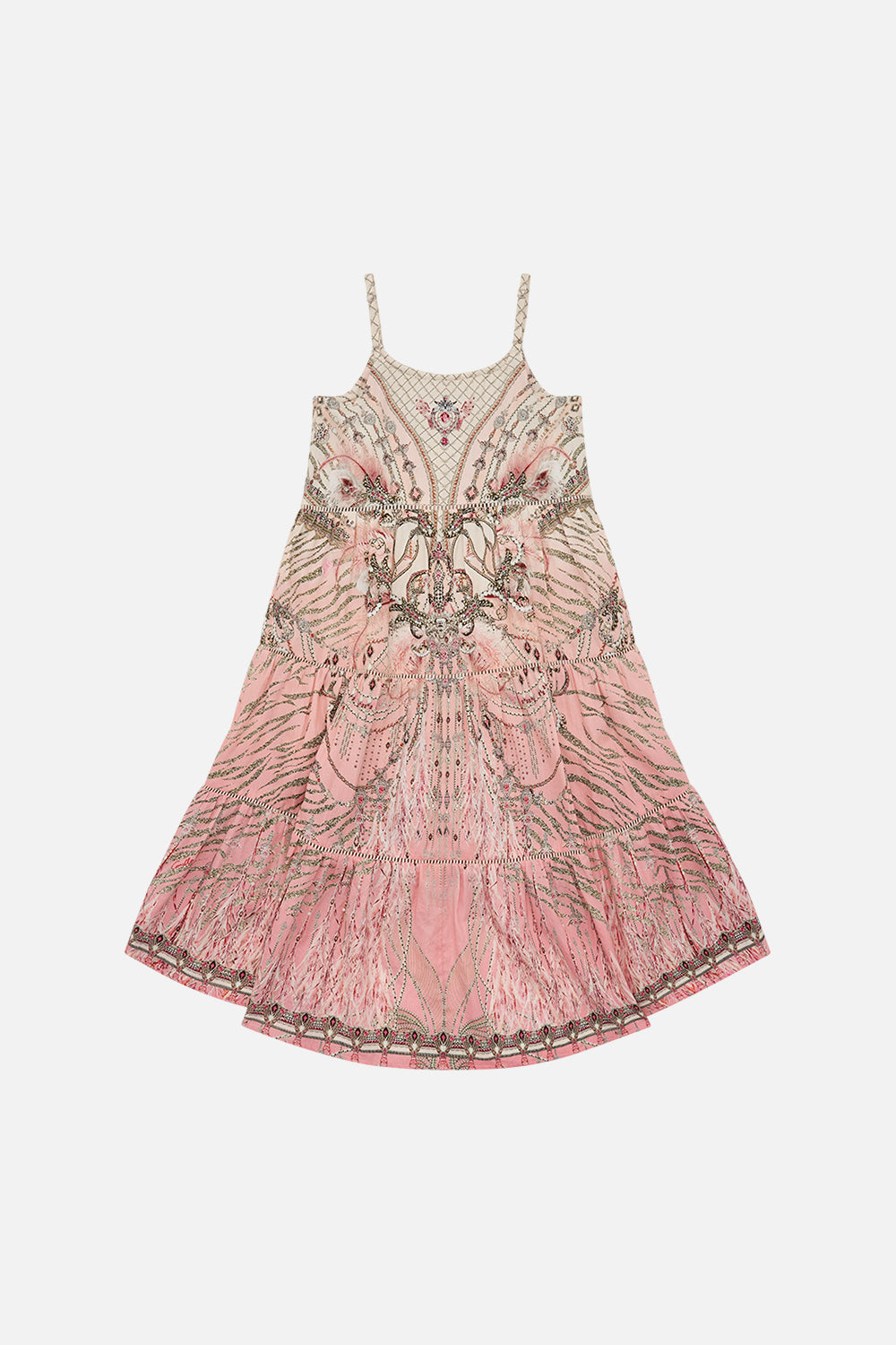 KIDS HIGH LOW HEM DRESS 4-10 STARSHIP SISTAS