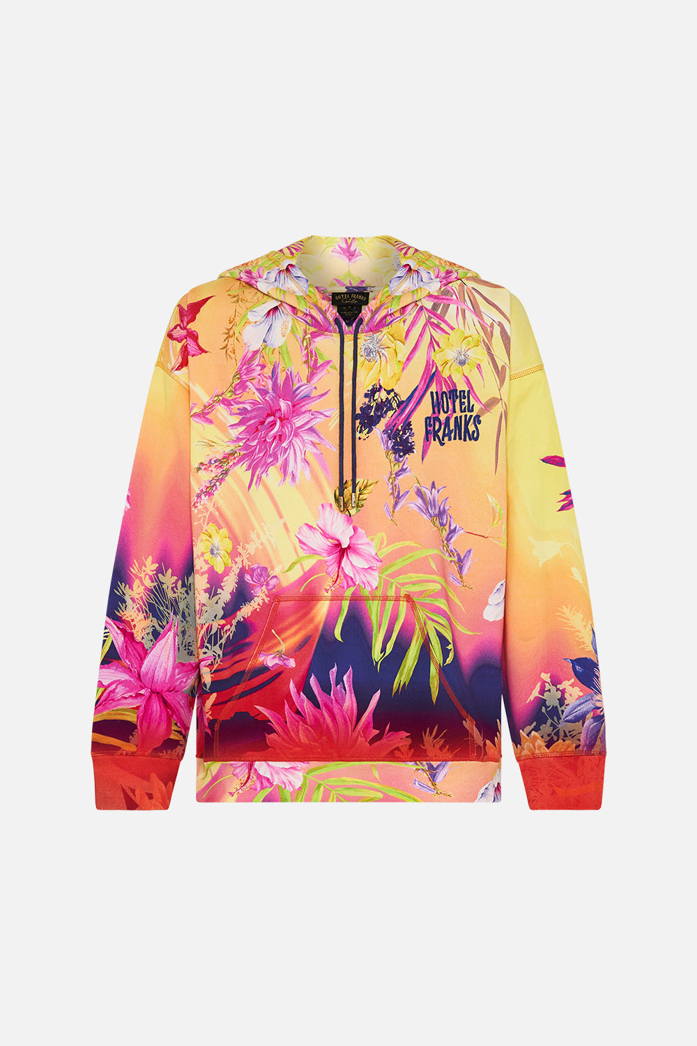 Oversized Relaxed Fit Hoodie How Does Your Garden Grow print by CAMILLA