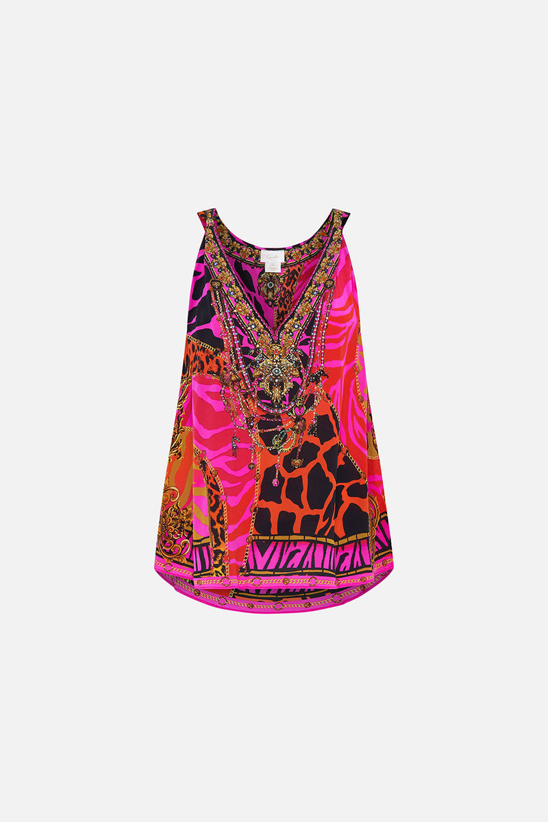 TANK TOP WITH STRAP BEAD DETAIL DANCE WITH THE DUKE
