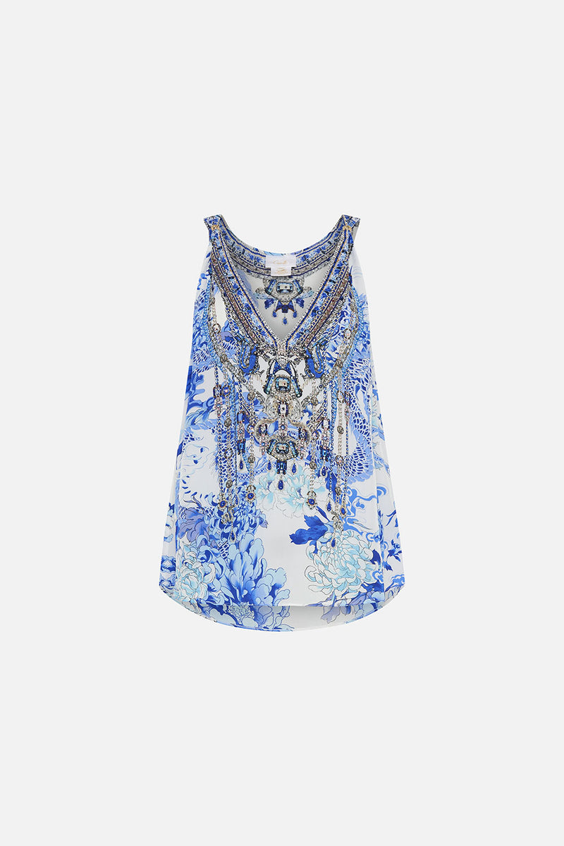 TANK TOP WITH STRAP BEAD DETAIL QUECHUA KING
