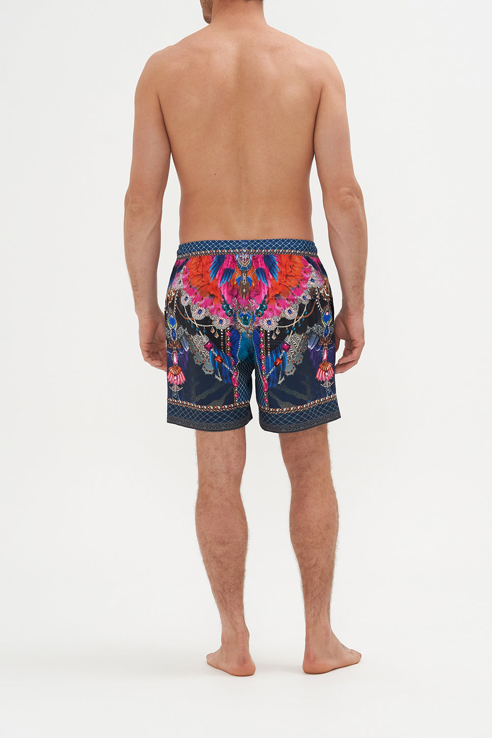ELASTIC WAIST BOARDSHORT DANCING WITH DESTINY