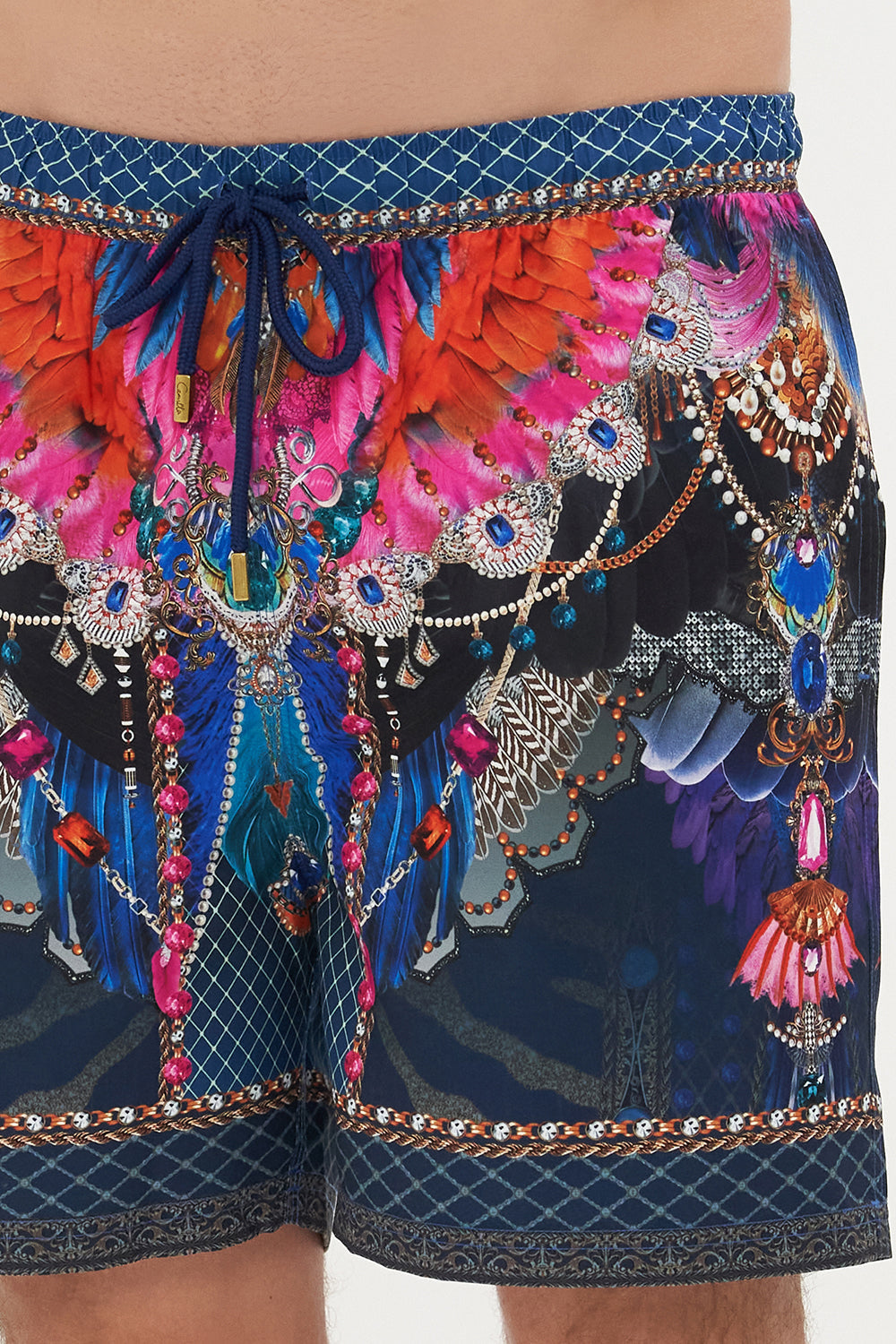 ELASTIC WAIST BOARDSHORT DANCING WITH DESTINY