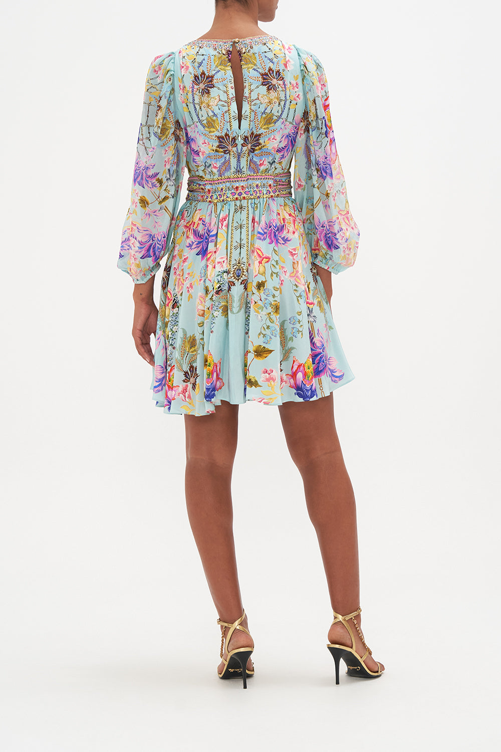 BLOUSON FLARED DRESS LOVE WEB