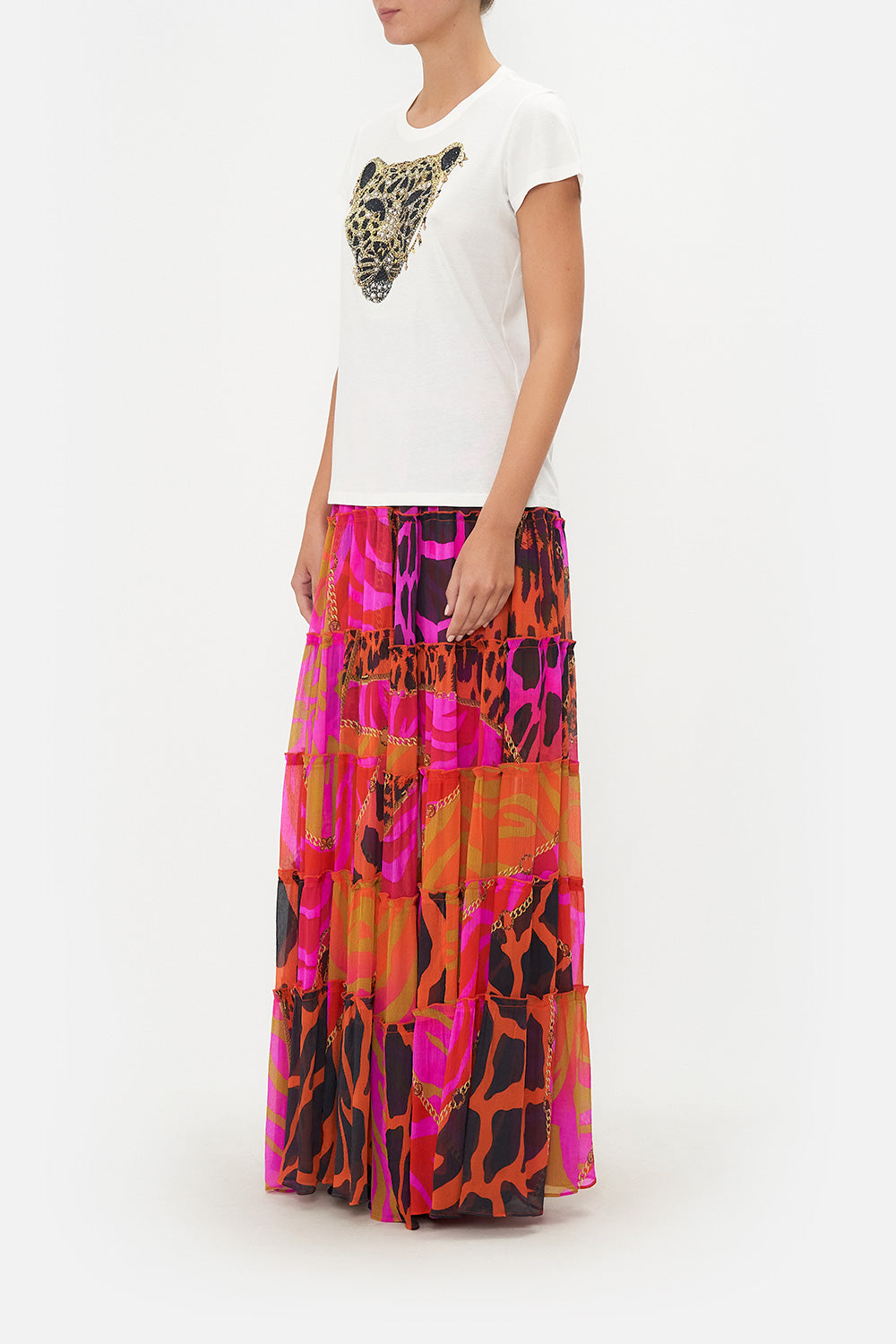 SLIM FIT ROUND NECK T-SHIRT ALWAYS CHANGE YOUR SPOTS