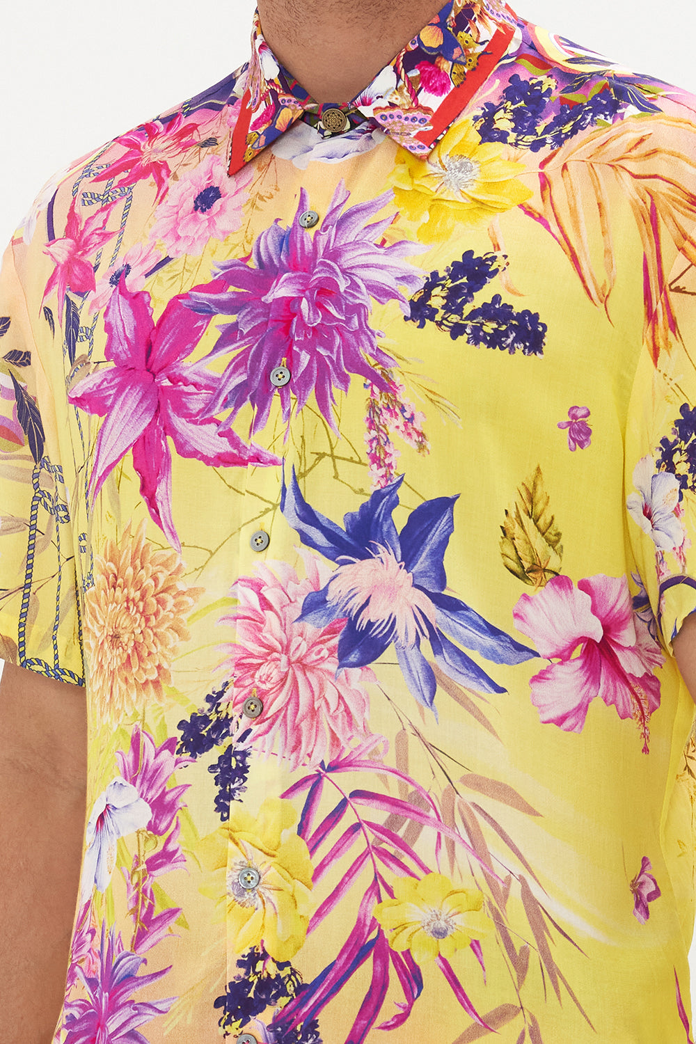 SHORT SLEEVE BUTTON THROUGH SHIRT HOW DOES YOUR GARDEN GROW