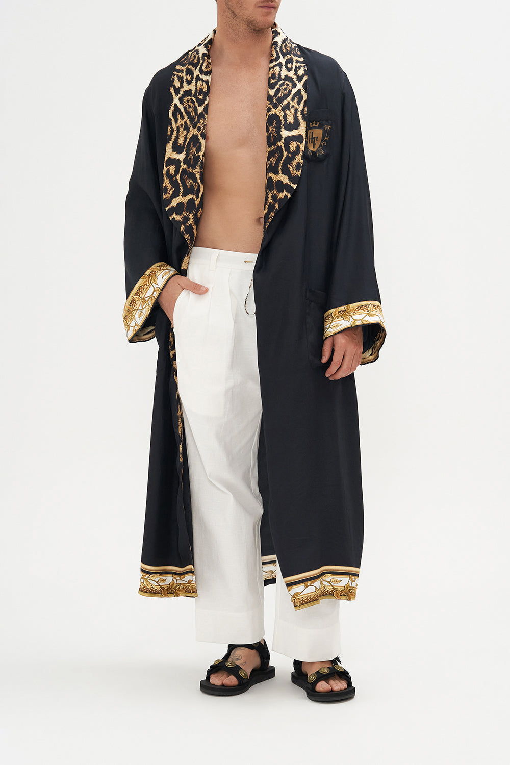 Long Line Robe Role Call print by CAMILLA