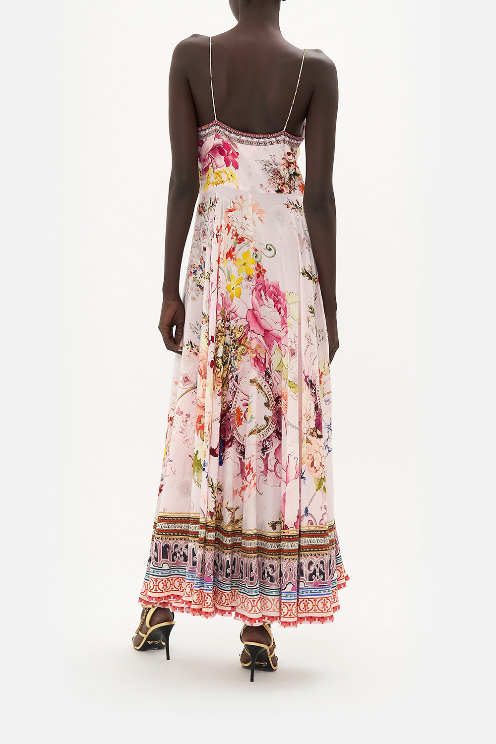 LONG DRESS WITH TIE FRONT ST GERMAINS GIRL