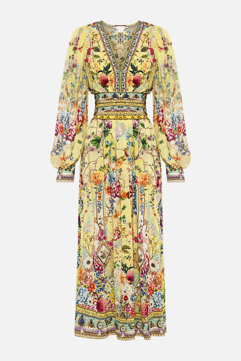 BLOUSON FLARED DRESS BIRDS AND THE BEES