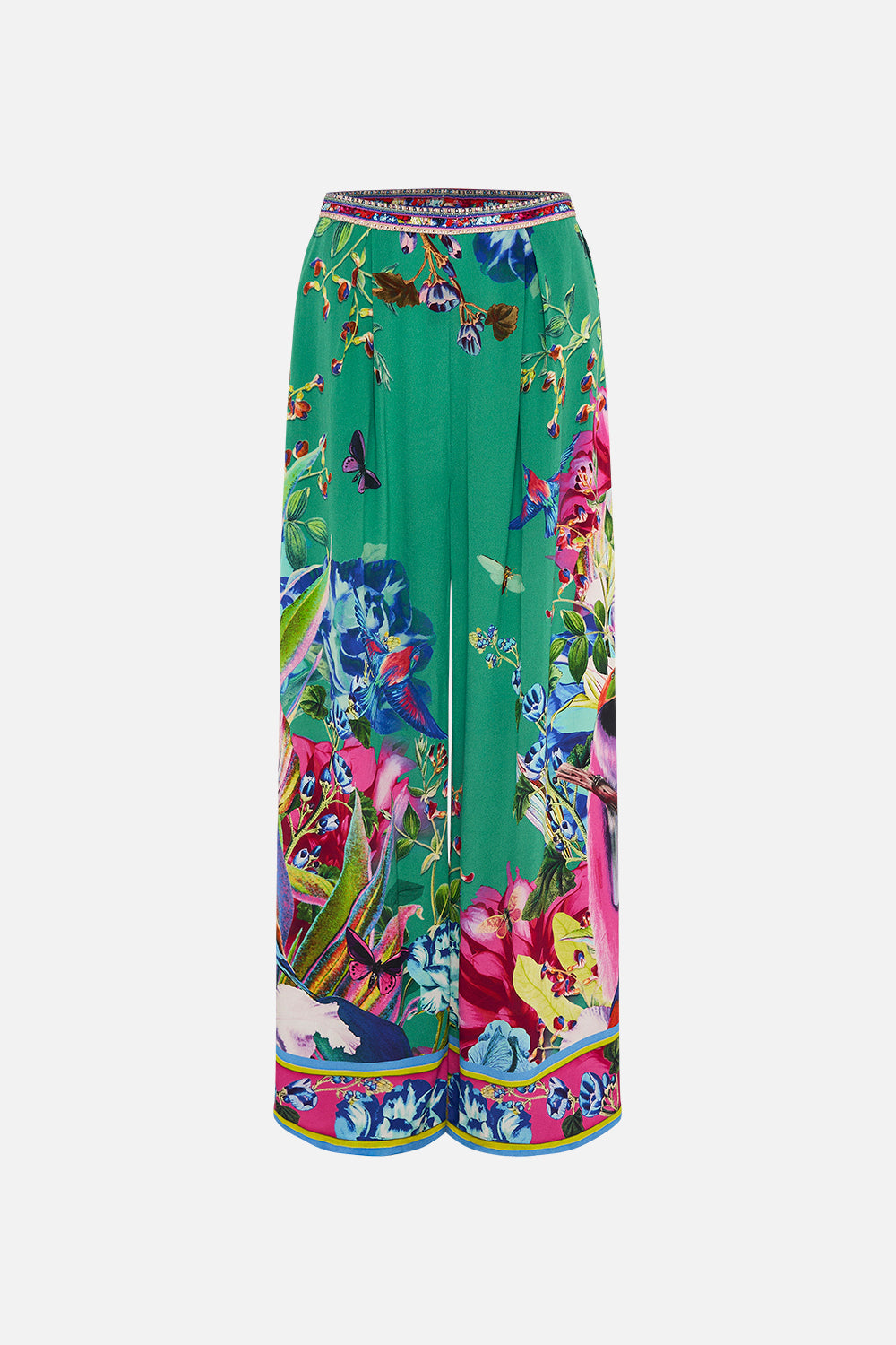 TUCK FRONT PANT RUN FROM PARADISE