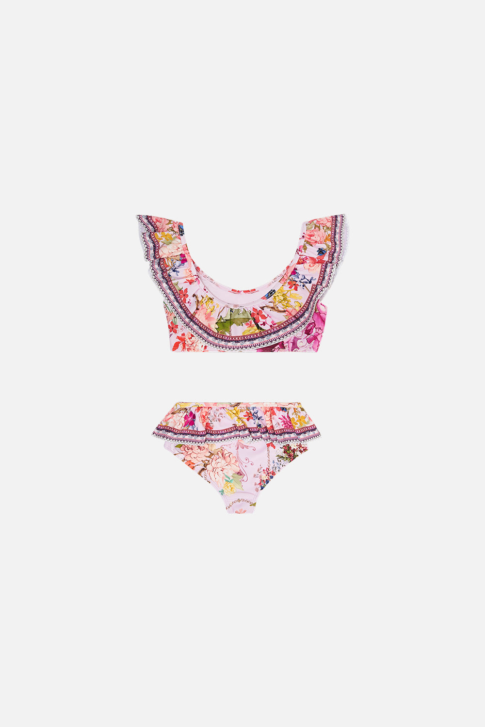 KIDS FRILL CROP BIKINI 4-10 ST GERMAINS GIRL