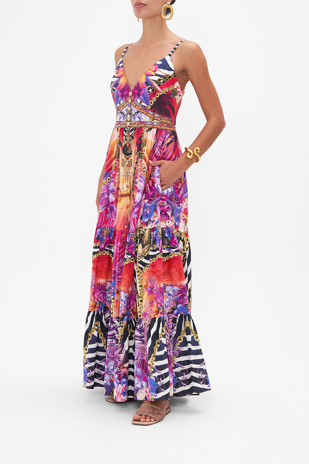 TIERED BODICE DRESS WILD LOVING