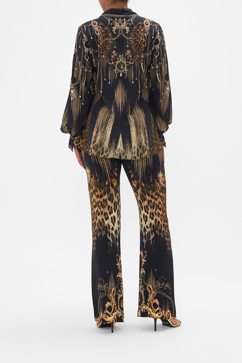 CURVED COLLAR BLOUSE JUNGLE DREAMING