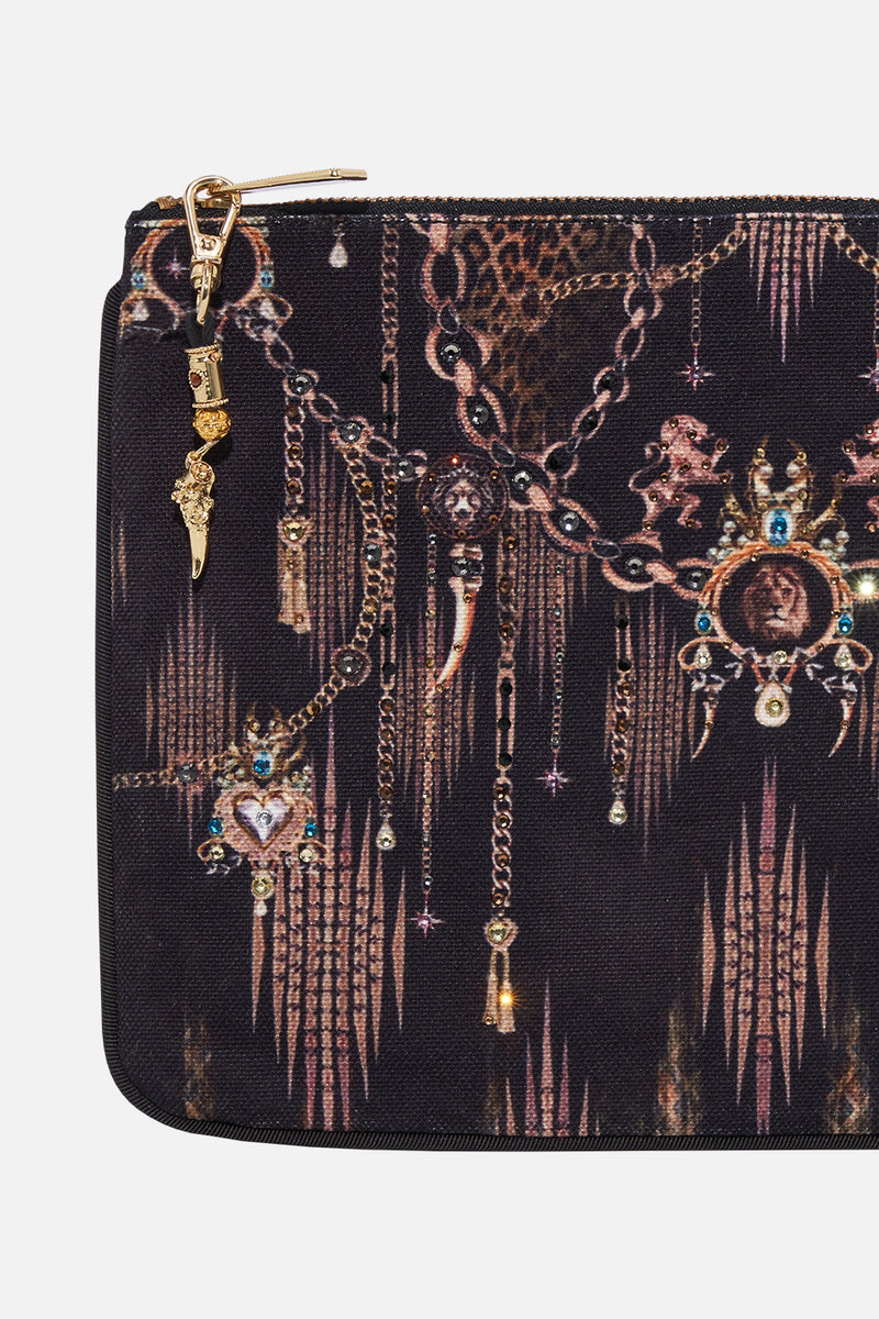 SMALL CANVAS CLUTCH GOTHIC GODDESS main image 1
