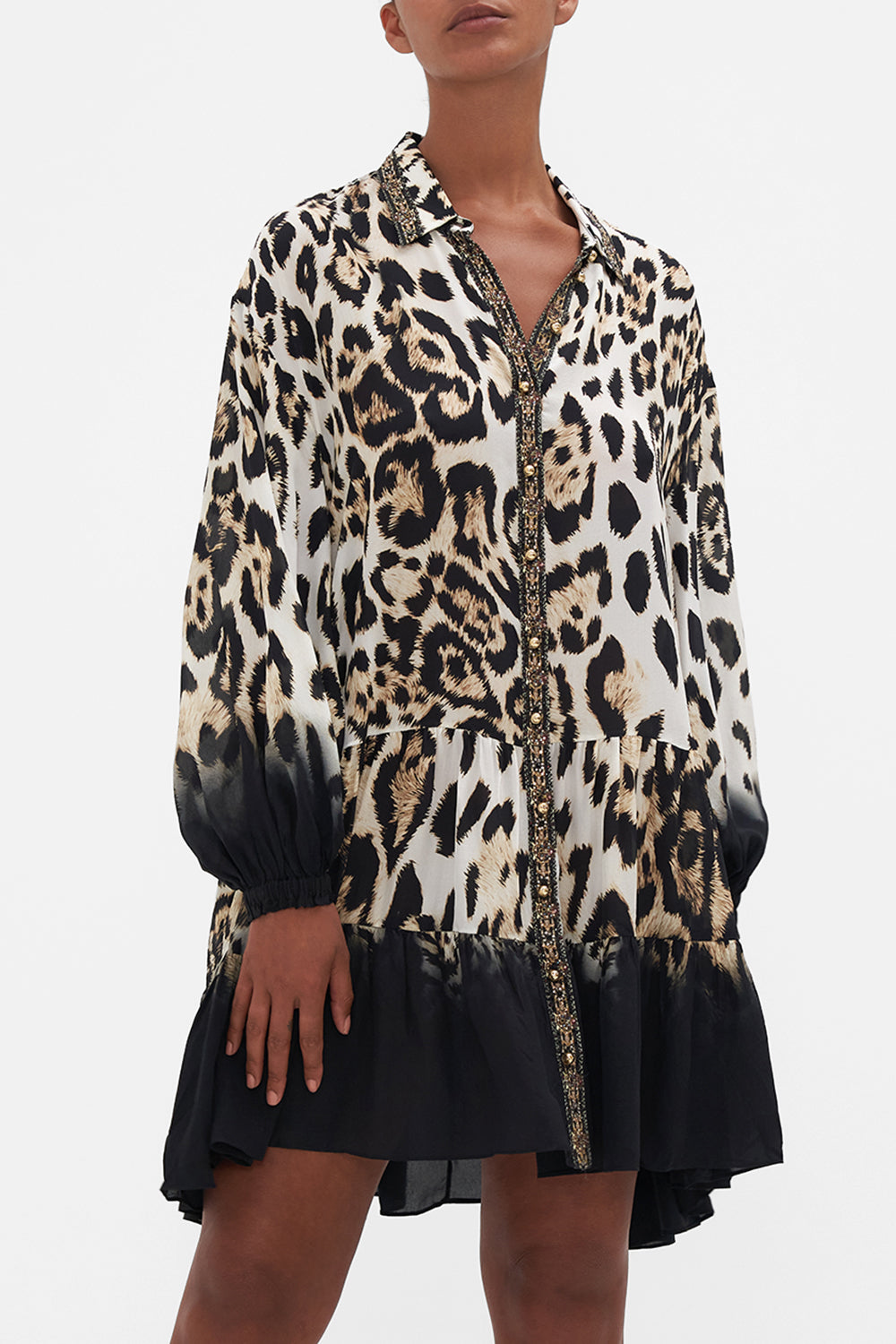 TIERED SHIRT DRESS COOL FOR CATS