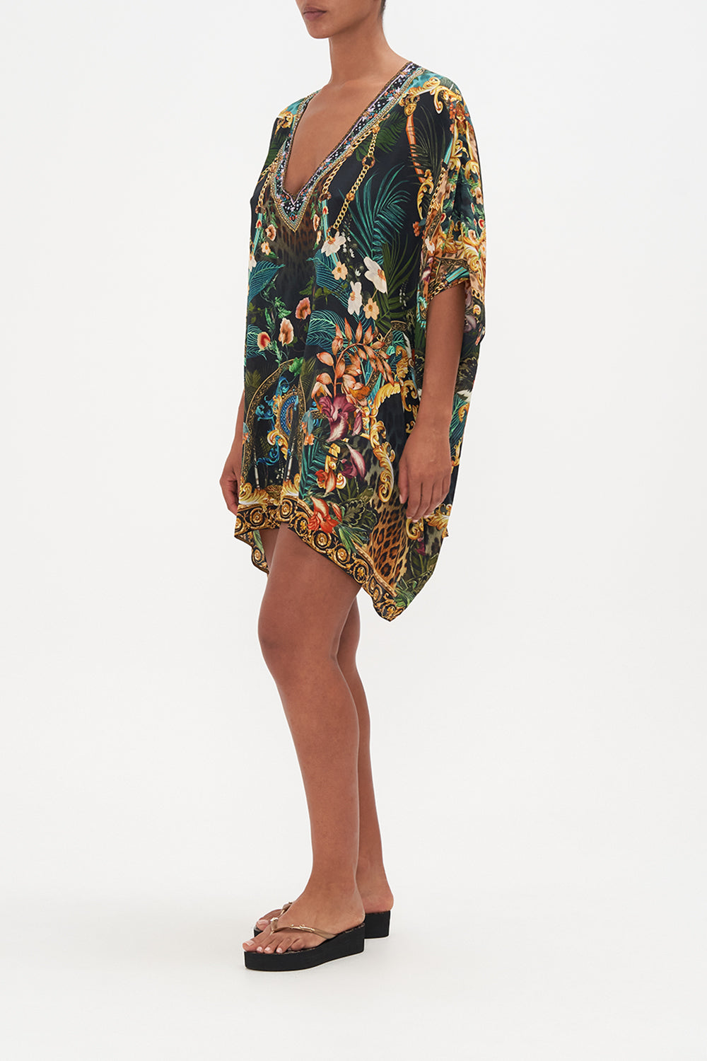 RECTANGULAR V NECK KAFTAN FEARLESS FELIS