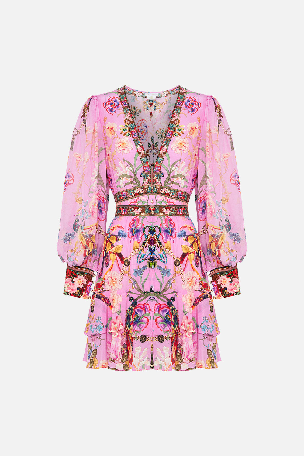 BUTTON FRONT FRILL DRESS LOOK AT ME