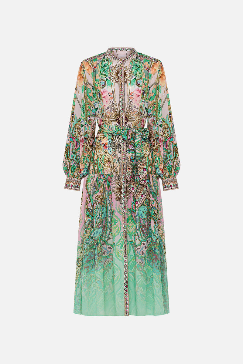 BUTTON THROUGH DRESS WITH YOKE JUNGLE DREAMING