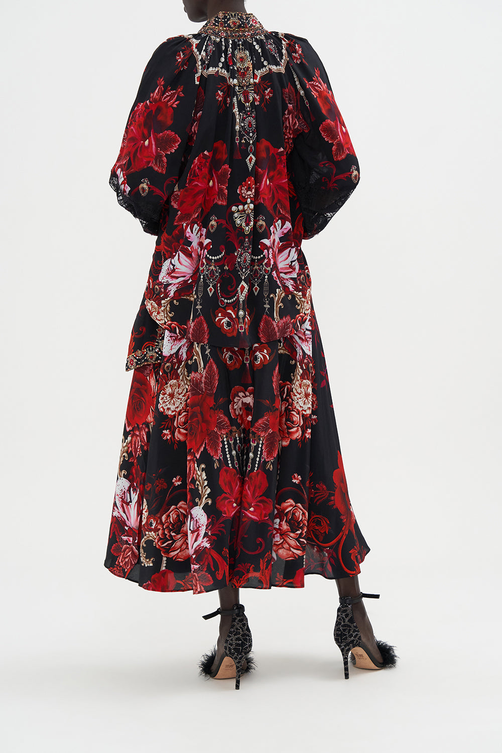 RAGLAN BUTTON UP SHIRT SISTERHOOD OF THE ROSE