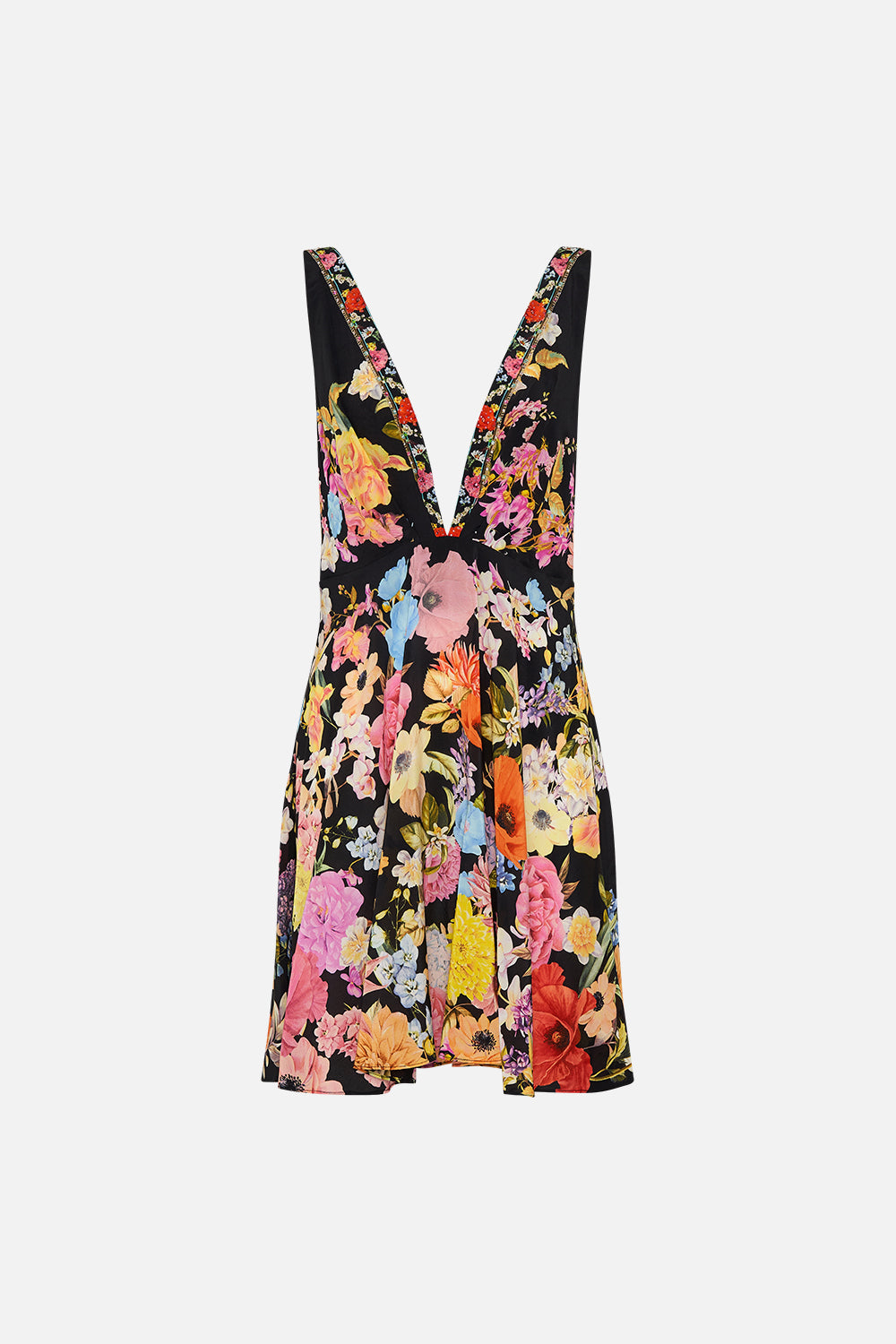 PLUNGE NECK MINI DRESS DIVINE DIVINITY