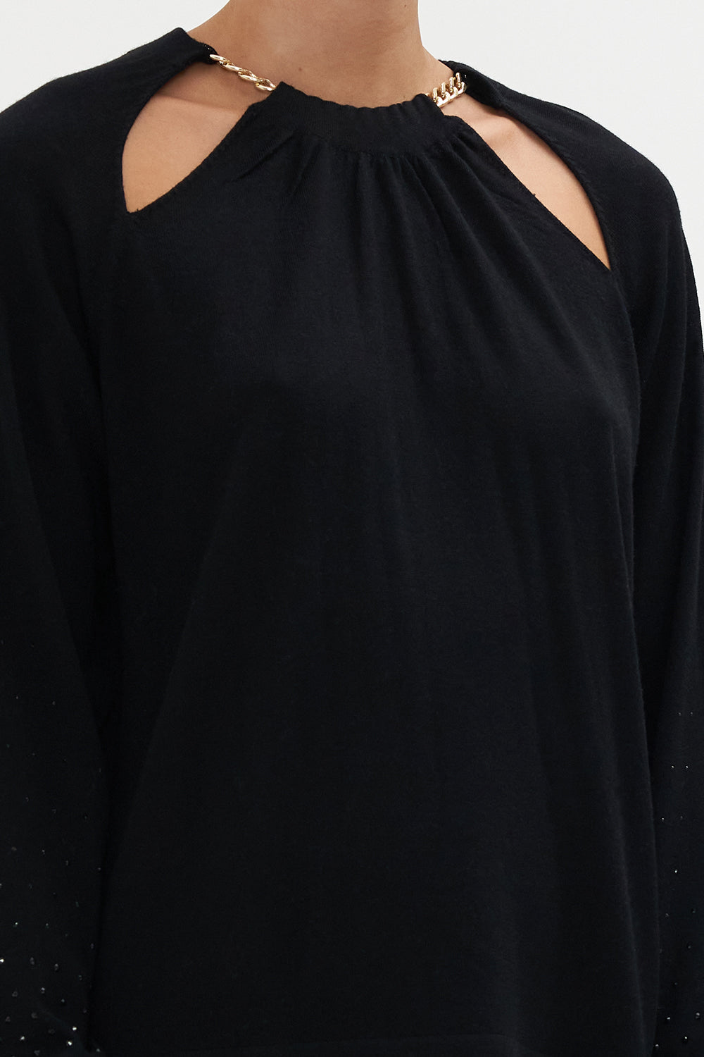 CHAIN DETAIL CUT OUT JUMPER ROLE CALL