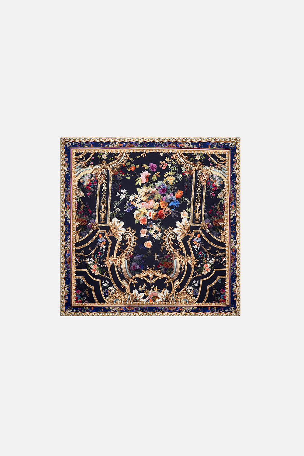 LARGE SQUARE SCARF PLAY YOUR CARDS RIGHT