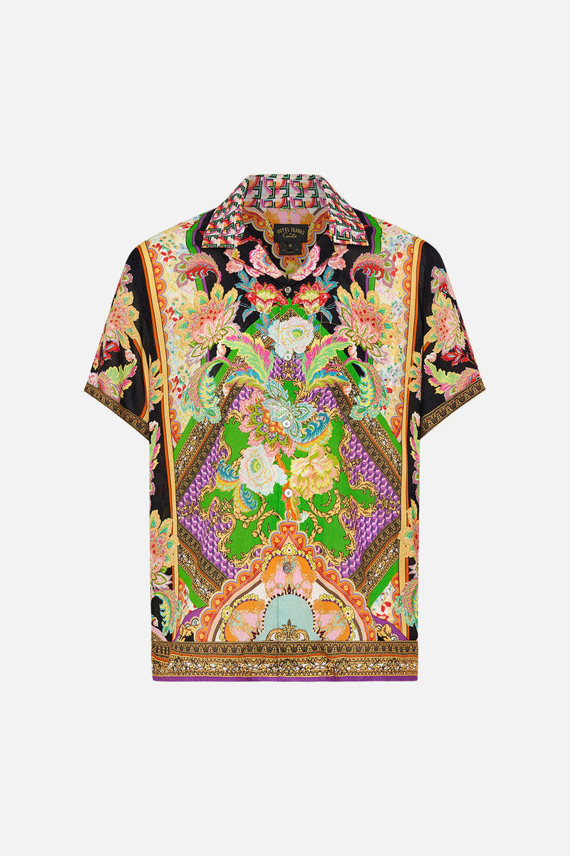SHORT SLEEVE CAMP COLLARED SHIRT IMMORTAL INK