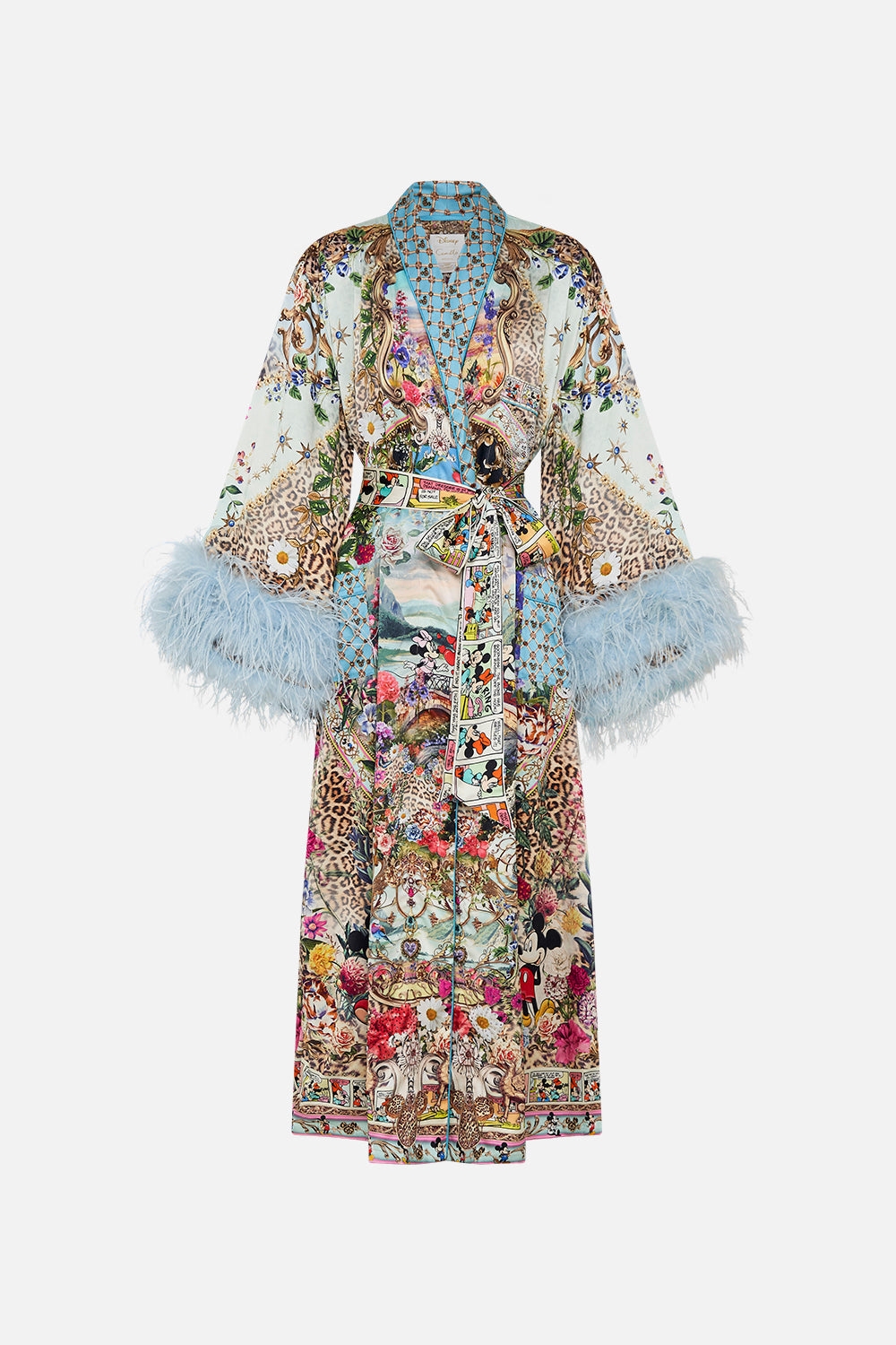 LONG ROBE WITH FLARED SLEEVE MICKEY TAKES A TRIP