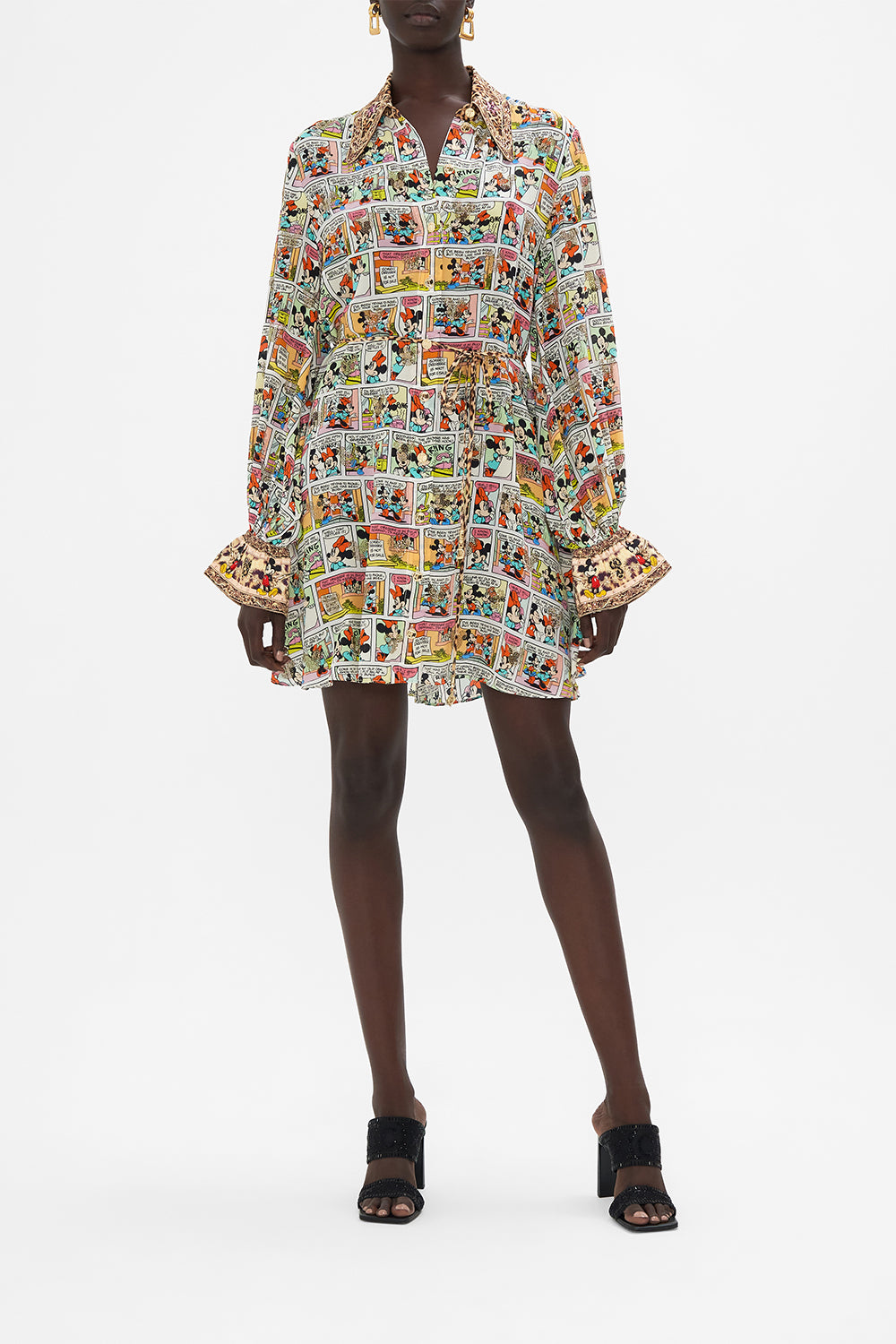 SHIFT SHIRT DRESS A TRIP DOWN THE COMIC STRIP