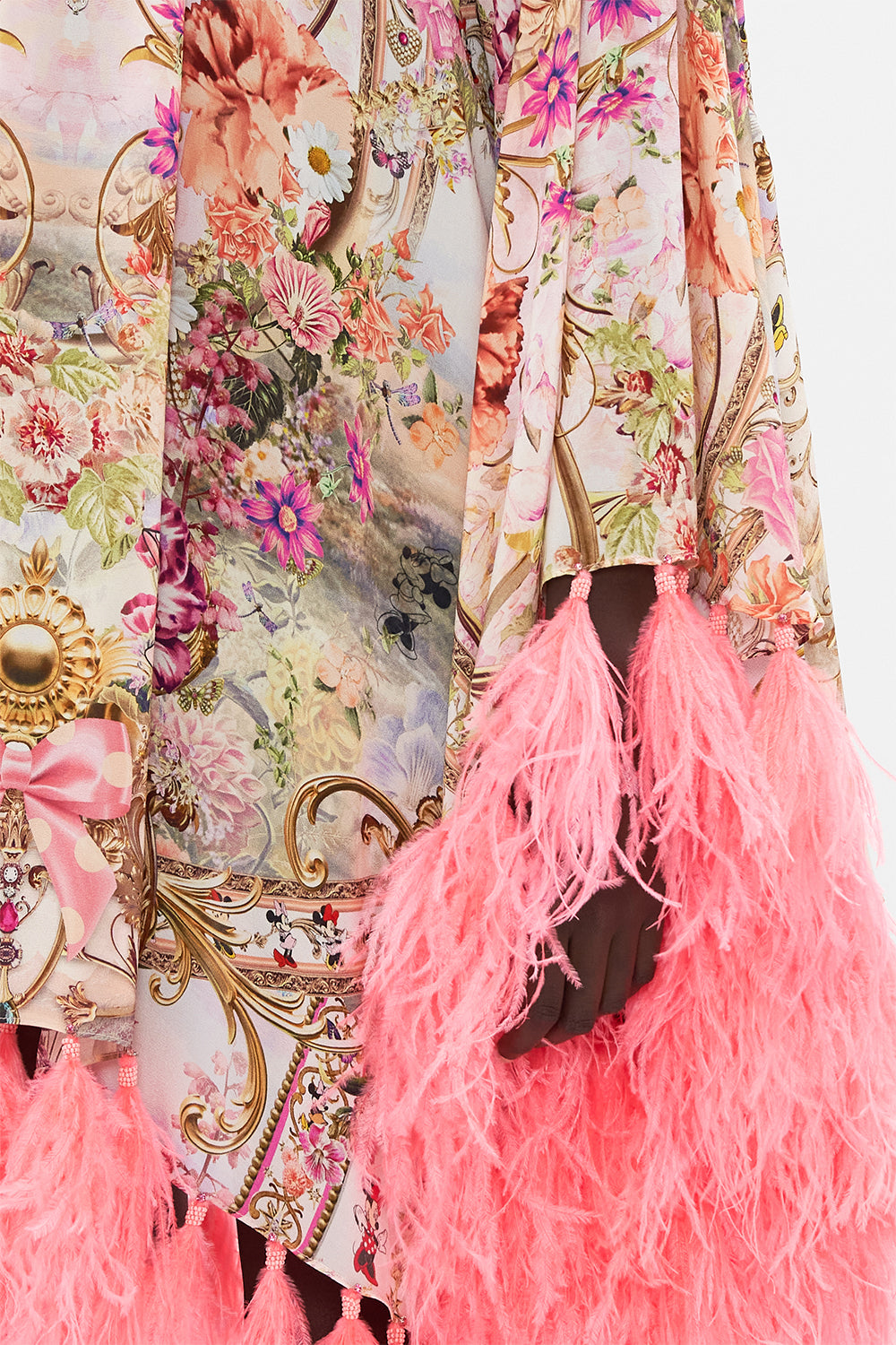 HIGH NECK RUFFLE SWING DRESS MINNIE MOUSE MAGIC