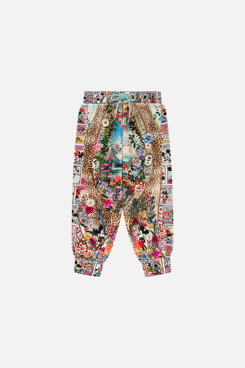 GIRLS TRACK PANT WITH CONTRAST STRIPE 4-10 MICKEY TAKES A TRIP