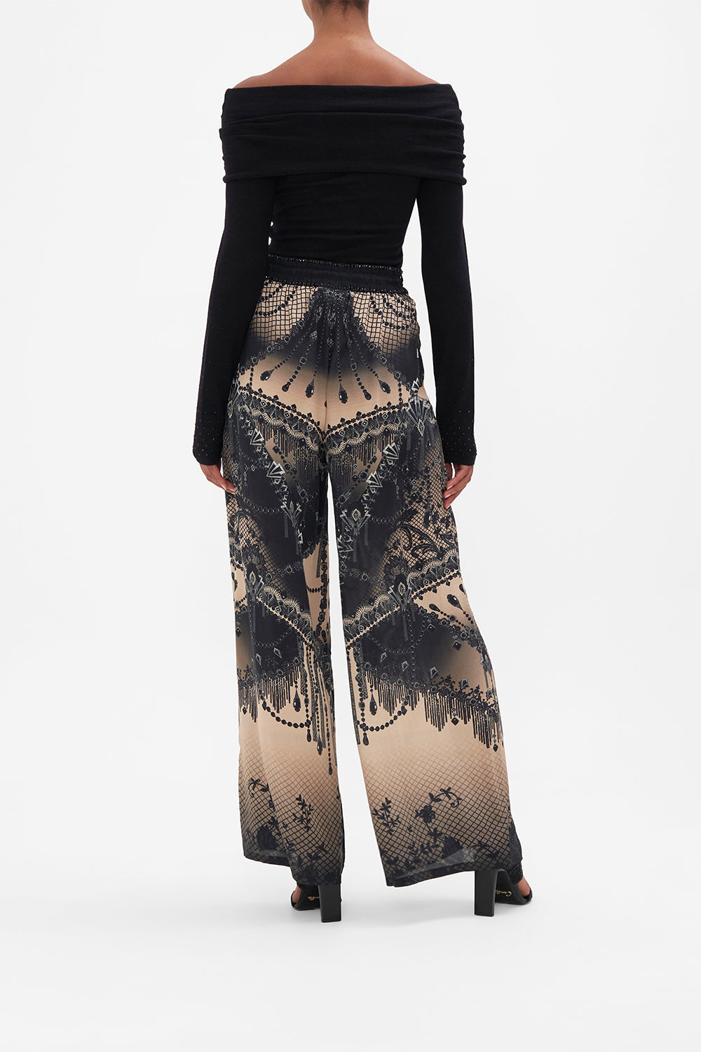 OFF SHOULDER KNIT TOP CURTAIN CALL CHAOS